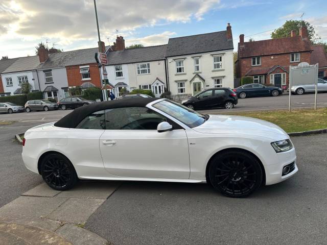 2012 Audi A5 Cabriolet 3.0 TDI V6 S line S Tronic quattro Euro 5 (s/s) 2dr