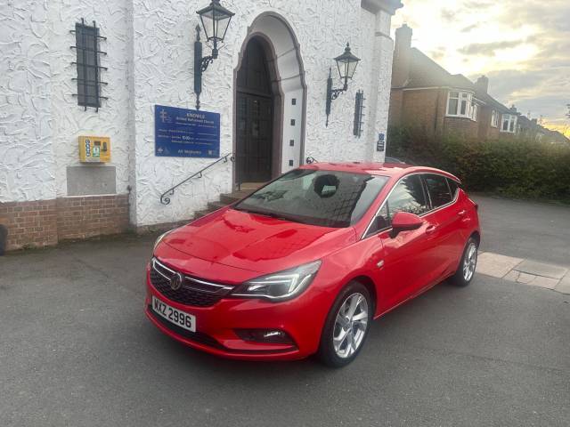 Vauxhall Astra 1.0i Turbo ecoTEC SRi Euro 6 (s/s) 5dr Hatchback Petrol Red